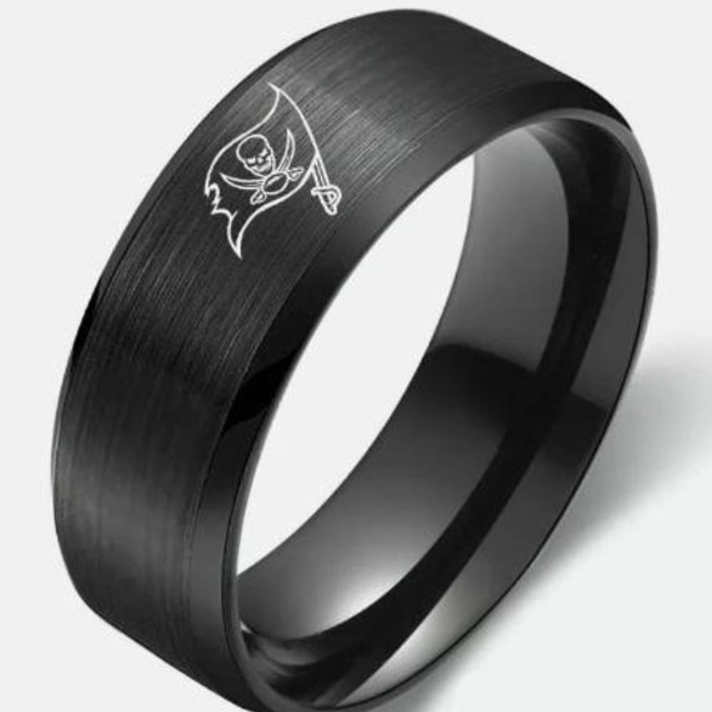 Tampa Bay Bucanneers Stainless Steel Ring